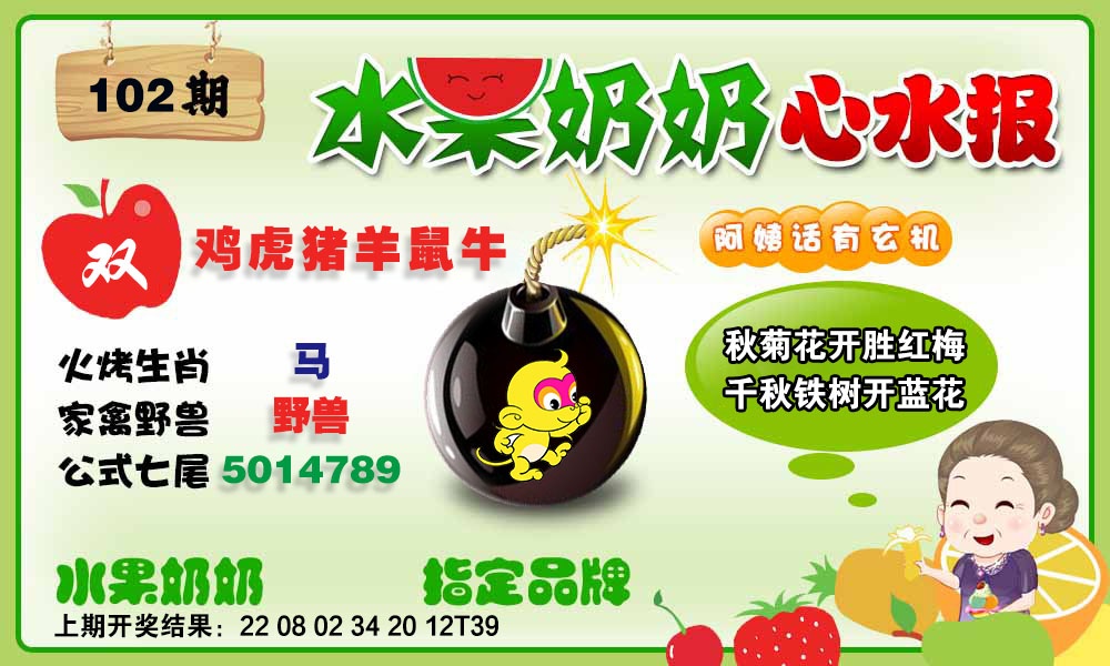 102期水果心水报[图]